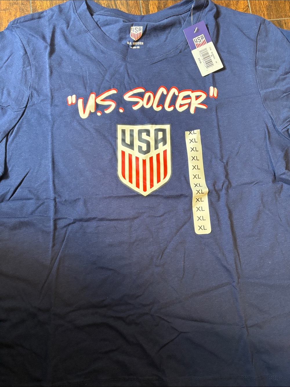 Kids' Navy Graphic Tee - USA Shield